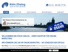 Tablet Screenshot of koeln-dialog.de